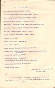 Document - COHN BROTHERS COLLECTION: PRINTED NOTICE STATING BEER PRICE INCREASE