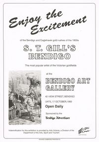Document - S T GILL'S BENDIGO, BENDIGO ART GALLERY, 17 October, 1993
