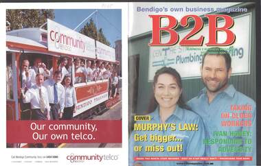 Magazine - B2B BENDIGO'S OWN BUSINESS MAGAZINE, September 2004