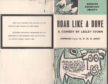 Document - BENDIGO REPERTORY SOCIETY PROGRAM, 26-29 August 1964