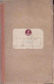 Book - BENDIGO REPERTORY SOCIETY SCRAP BOOK