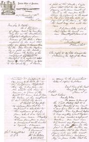 Document - ANCIENT ORDER OF FORESTERS NO. 3770 COLLECTION: CORRESPONDENCE