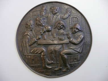 Plaque - BRASS WALL PLAQUE, 1930