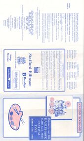 Document - EAGLEHAWK DAHLIA & ARTS FESTIVAL 1991, SOUVENIR PROGRAMME, 14 March 1991