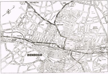 Map - MAP OF CENTRAL BENDIGO