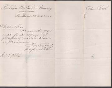 Document - COHN BROTHERS COLLECTION: BUNDLE OF 111 LETTERS DATED FROM 1891-1893