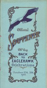 Book - BACK TO EAGLEHAWK OFFICIAL SOUVENIR