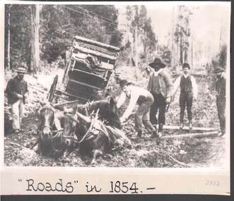 Photograph - COBB & CO., 'ROADS' IN 1854