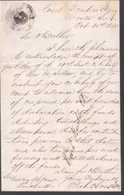 Document - ANCIENT ORDER OF FORESTERS NO. 3770 COLLECTION: CORRESPONDENCE