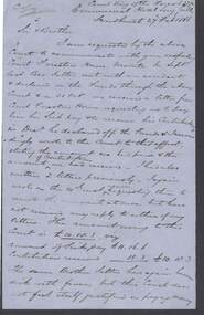 Document - ANCIENT ORDER OF FORESTERS NO. 3770 COLLECTION: CORRESPONDENCE