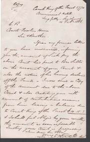 Document - ANCIENT ORDER OF FORESTERS NO. 3770 COLLECTION: CORRESPONDENCE