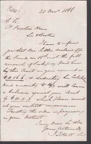Document - ANCIENT ORDER OF FORESTERS NO. 3770 COLLECTION: CORRESPONDENCE