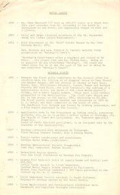 Document - NOTED EVENTS:  BENDIGO FROM 1839 TO 1905