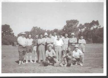 Photograph - RAILWAYS COLLECTION: A TEAM OF CRICKET PLAYERS