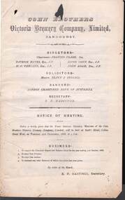 Document - COHN BROTHERS COLLECTION: 1888-1958 ANNUAL REPORTS