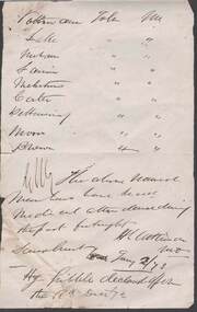 Document - ANCIENT ORDER OF FORESTERS NO. 3770 COLLECTION: CORRESPONDENCE