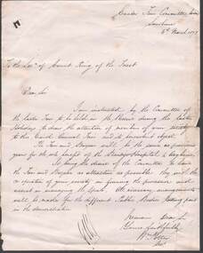 Document - ANCIENT ORDER OF FORESTERS NO. 3770 COLLECTION: CORRESPONDENCE