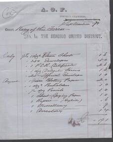 Document - ANCIENT ORDER OF FORESTERS NO. 3770 COLLECTION: CORRESPONDENCE