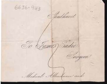 Document - ANCIENT ORDER OF FORESTERS NO. 3770 COLLECTION: CORRESPONDENCE