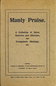 Book - MANLY PRAISE