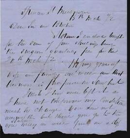 Document - ANCIENT ORDER OF FORESTERS NO. 3770 COLLECTION: CORRESPONDENCE