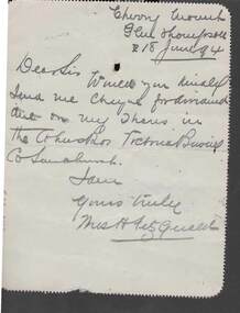 Postcard - COHN BROTHERS COLLECTION: 1894 POST OFFICE LETTERCARD