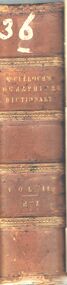 Book - A DICTIONARY  GEOGRAPHICAL, STASTISTICAL, AND HISTORICAL. VOL. II