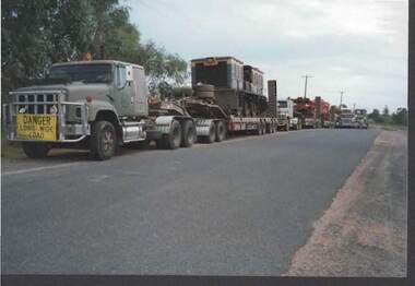 Photograph - RAILWAYS COLLECTION: A MULTI WHEEL SUPER HEAVY TRANSPORT VEHICLES