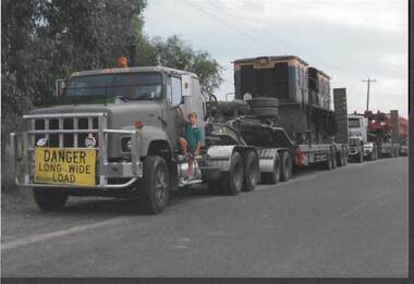Photograph - RAILWAYS COLLECTION:  A MULTI WHEEL SUPER HEAVY TRANSPORT VEHICLE