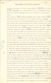 Document - ''THE CHINESE ON THE BENDIGO GOLDFIELD'': PAPER BY ''JOCH'' ( J. O. O'HATTAM)