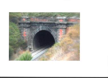 Photograph - RAILWAYS COLLECTION: COLOUR PHOTO OF ELPHINSTONE RAIL TUNNEL