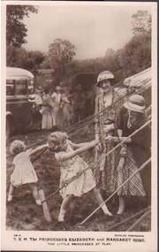 Postcard - PRINCESS ELIZABETH AND MARGARET ROSE