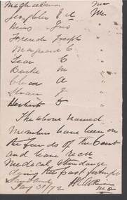 Document - ANCIENT ORDER OF FORESTERS NO. 3770 COLLECTION: CORRESPONDENCE