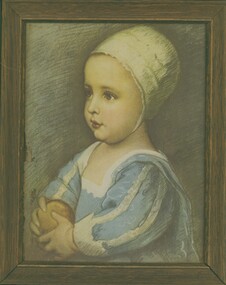 Painting - PRINT OF CHILD WITH BALL