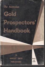 Book - RAILWAYS COLLECTION: THE AUSTRALIAN GOLD PROSPECTOR'S HANDBOOK
