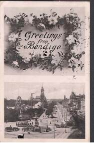 Postcard - GREETINGS FROM BENDIGO, PALL MALL STREETSCAPE