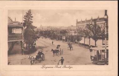 Postcard - HARGREAVES STREET, BENDIGO