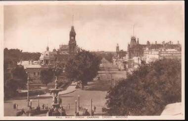 Postcard - PALL MALL FROM CHARING CROSS, BENDIGO