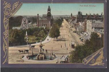 Postcard - PALL MALL BENDIGO