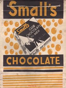 Ephemera - SHOWBAGS COLLECTION: SMALL'S CHOCOLATE SHOWBAG