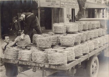 Photograph - ABBOTT COLLECTION:  CONSIGNMENT OF 60 COILS OF BARBLOK