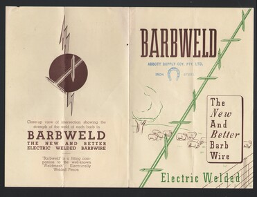 Book - ABBOTT COLLECTION:  BARBWELD BOOKLET