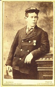 Photograph - SMALL PORTRAIT PHOTOGRAPH BOY IN UNIFROM