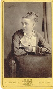 Photograph - SMALL PORTRAIT PHOTOGRAPH OF YOUNG WOMAN