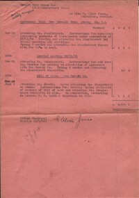 Document - MISS G ALICE JONES COLLECTION: ACCOUNT