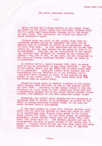Document - ''THE MOUNT ALEXANDER STATIONS'': SHORT ARTICLE, 24/03/1969