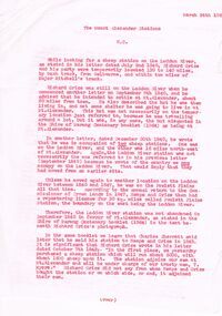 Document - ''THE MOUNT ALEXANDER STATIONS'': SHORT ARTICLE, 24/03/1969