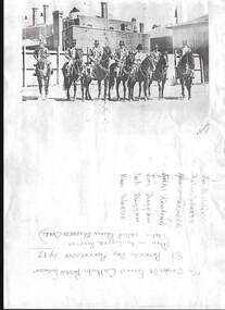 Photograph - PHOTOCOPY OF A BLACK AND WHITE PHOTO OF THE CAMPBELLS FORREST CATHOLIC PARISH CONTINGENT