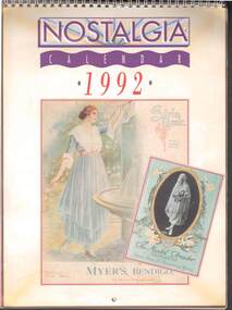 Document - 1992 NOSTALGIA MYER'S CALENDAR