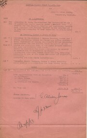 Document - MISS G ALICE JONES COLLECTION: ACCOUNT